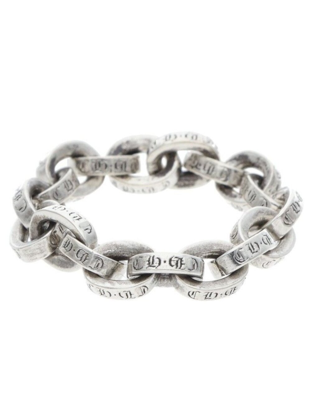 Chrome Hearts Paper Chain Ring Silver